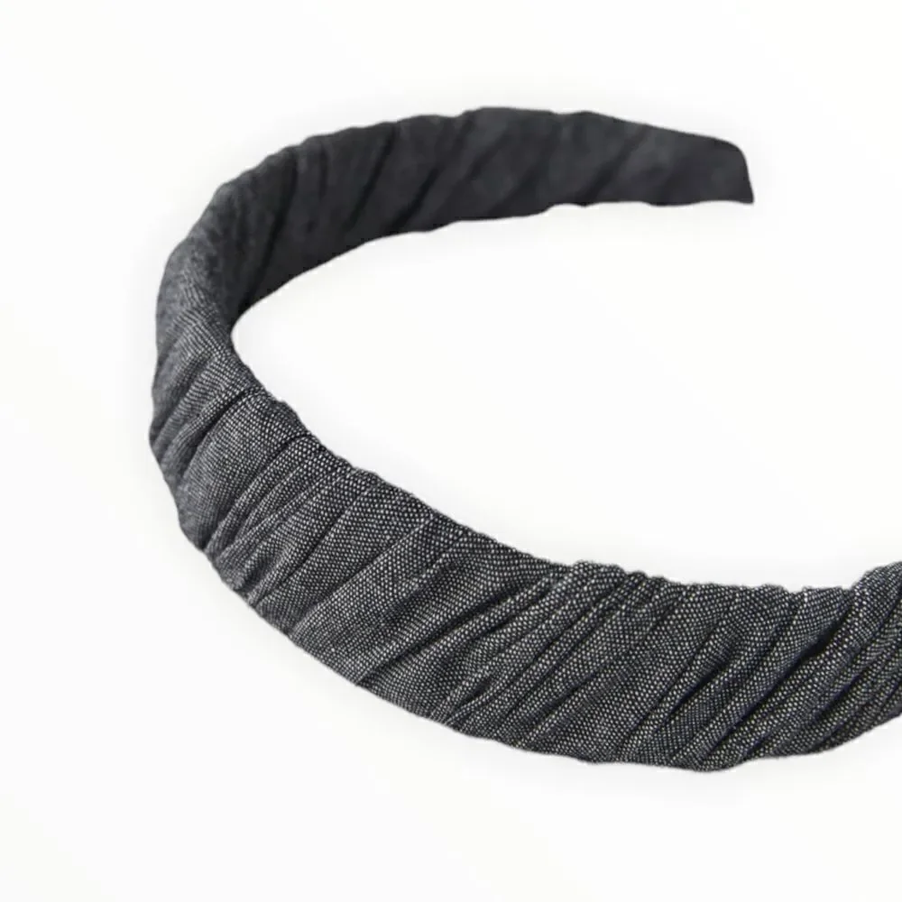 ZARA Kids | Gray | Braided Denim Headband